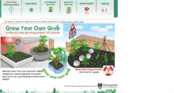 Desktop Screenshot of growinggrub.co.uk