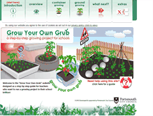 Tablet Screenshot of growinggrub.co.uk